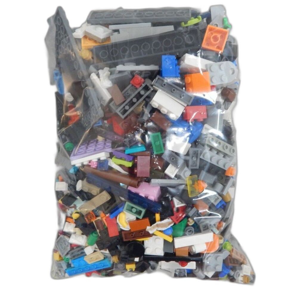 Assorted LEGO Bulk Lot – 2 lbs Mixed Bricks, Parts & Pieces